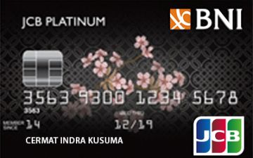 Kartu Kredit BNI JCB Platinum Card
