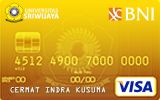 BNI-Universitas Sriwijaya Card Gold