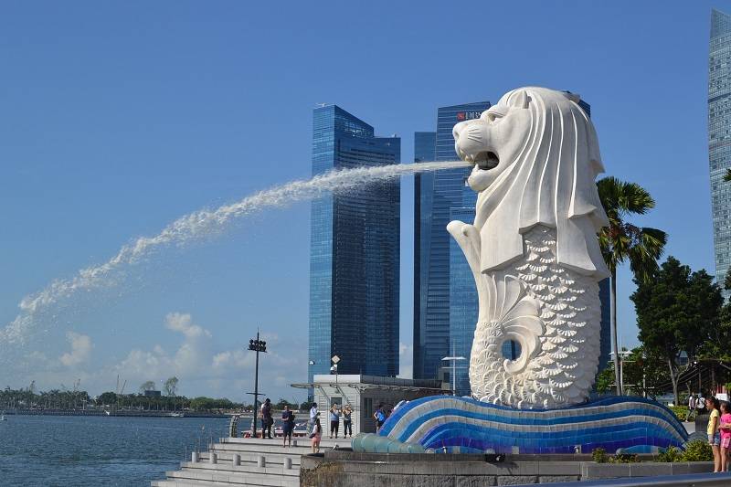 20 Negara Terkaya, Singapura, Patung Merlion
