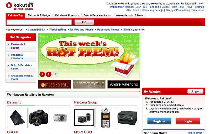 Rakuten Belanja Online via dailysocial.net